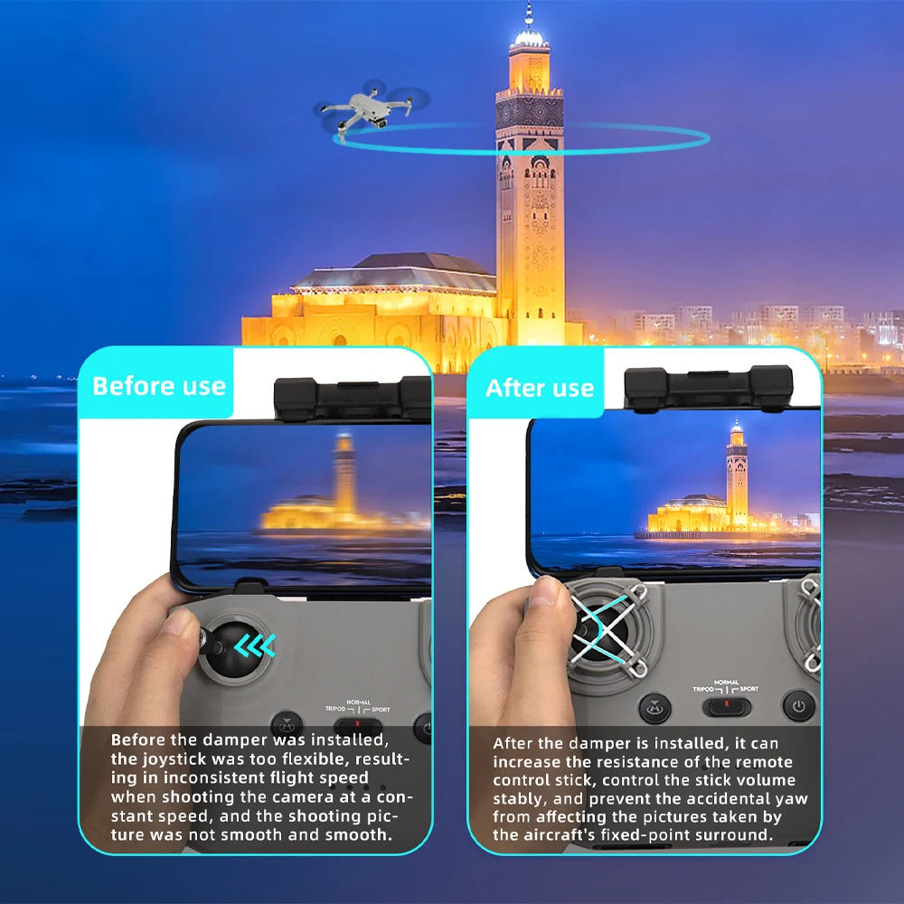 وحدة تحكم في سرعة الروك لـ DJI - مراجعة Drone Tablet Mount وسعره