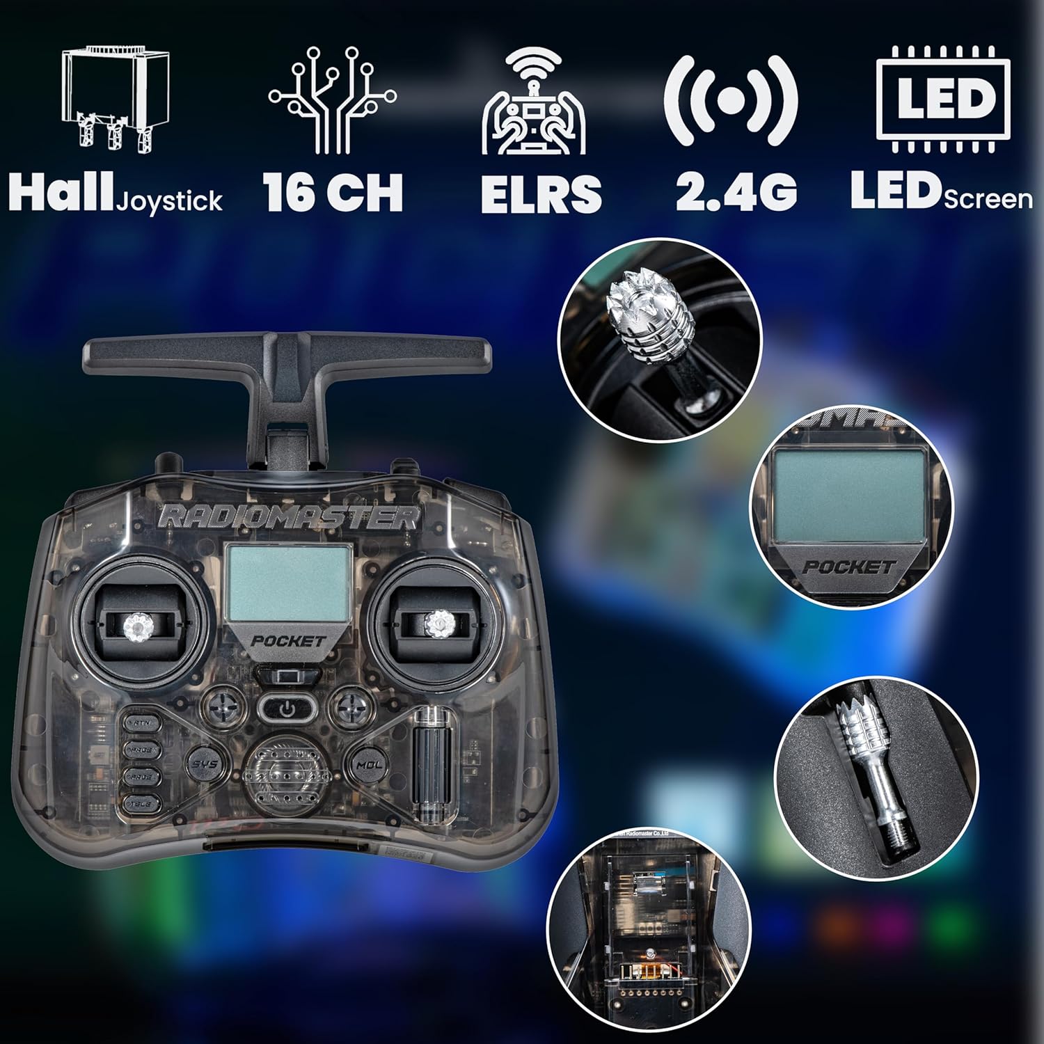 جهاز تحكم لاسلكي RadioMaster P - مراجعة Drone Control Stick وسعره