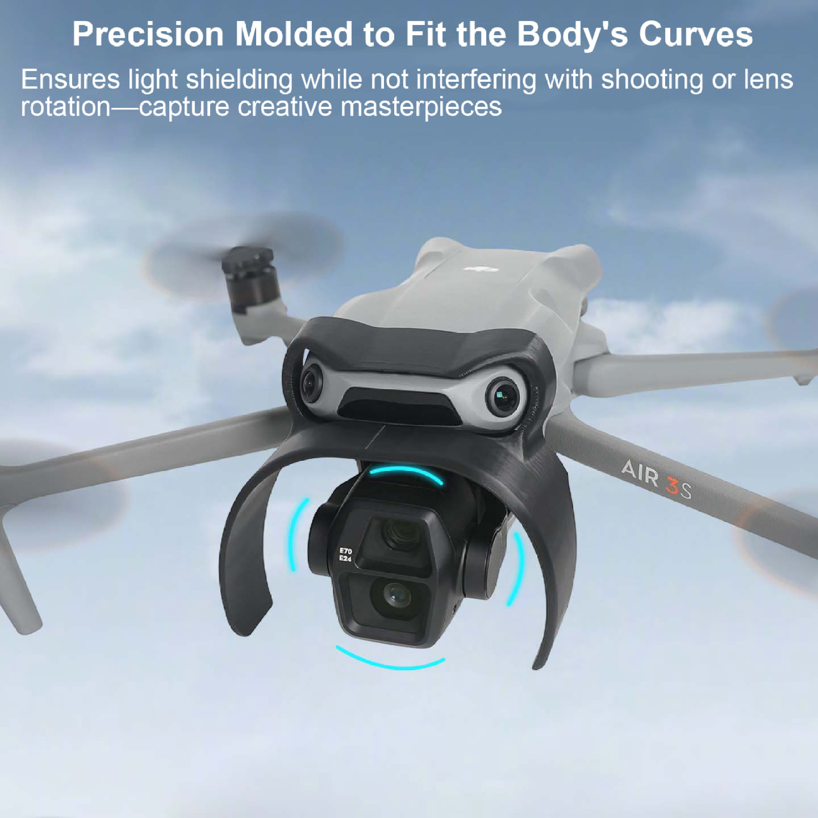 غطاء عدسة سريع الفك لطائرة DJI - مراجعة Drone Sun Shade وسعره