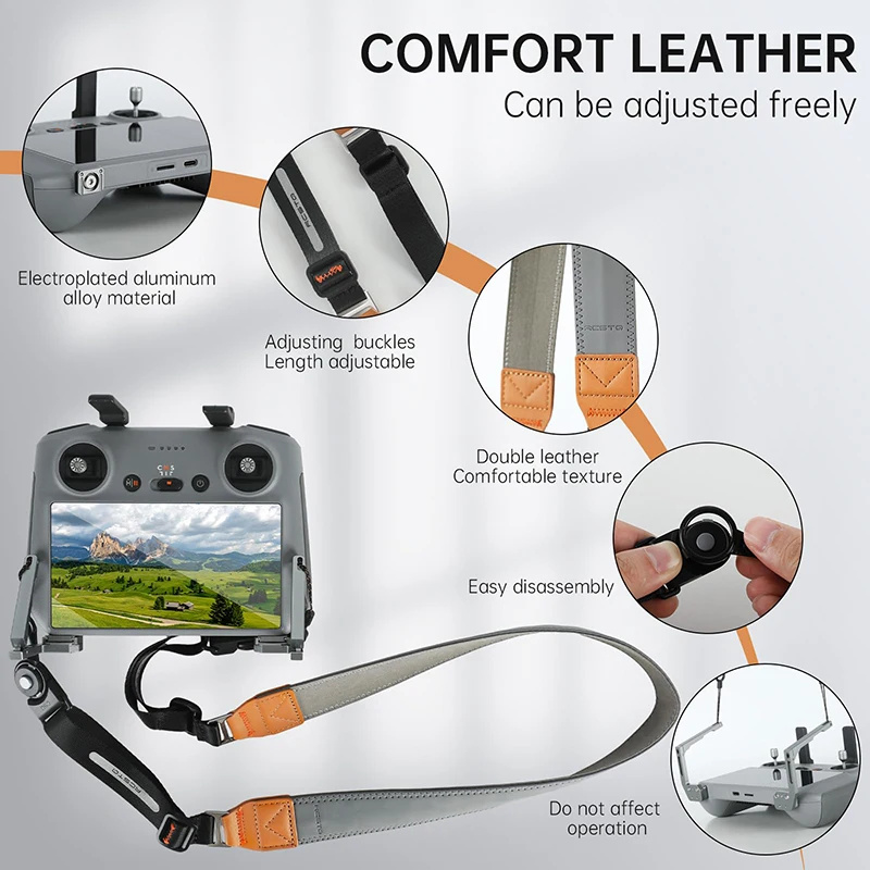 RCSTQ لـ DJI RC/ RC 2 بدون طيا - مراجعة Drone Remote Controller Lanyard وسعره
