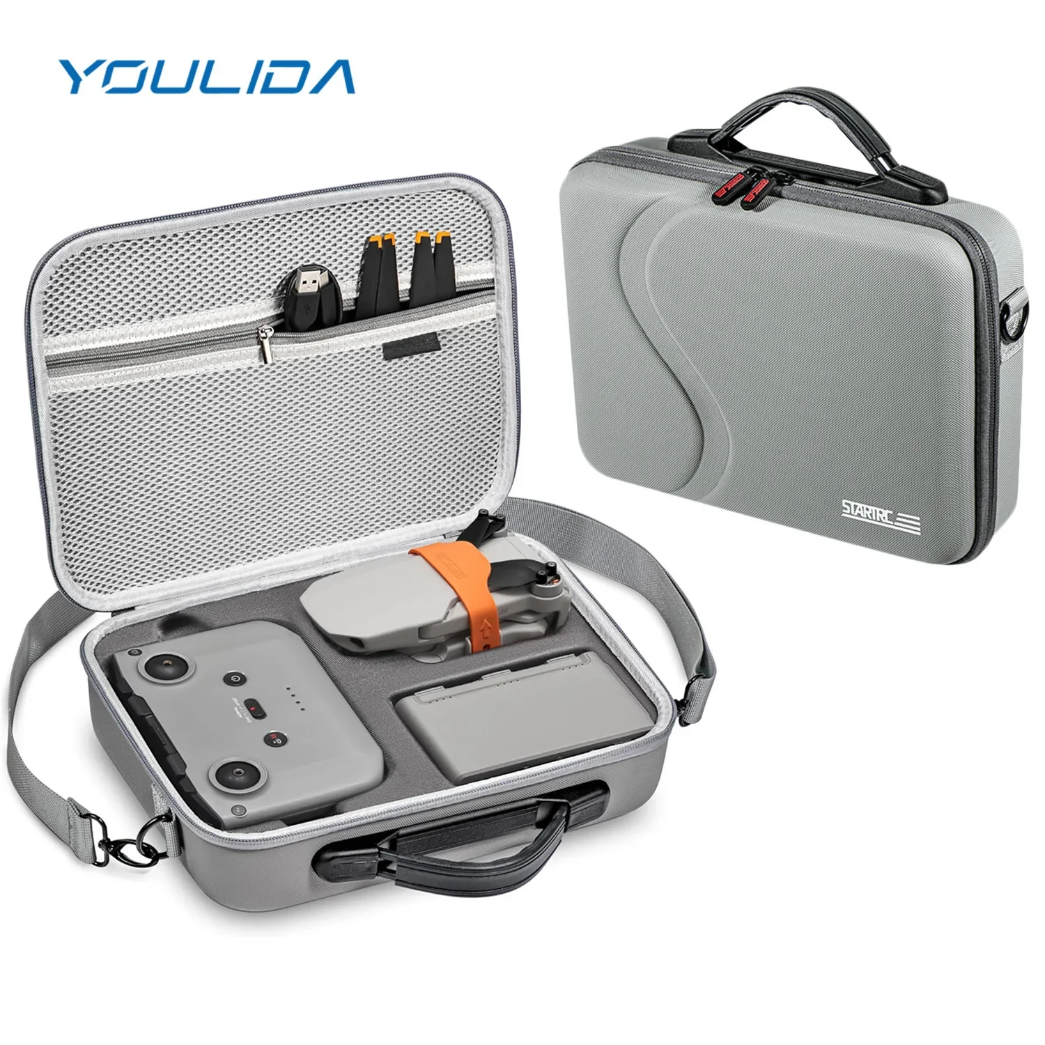 حقيبة كتف صغيرة 2 PU حقيبة تخز - مراجعة Drone Carrying Case وسعره