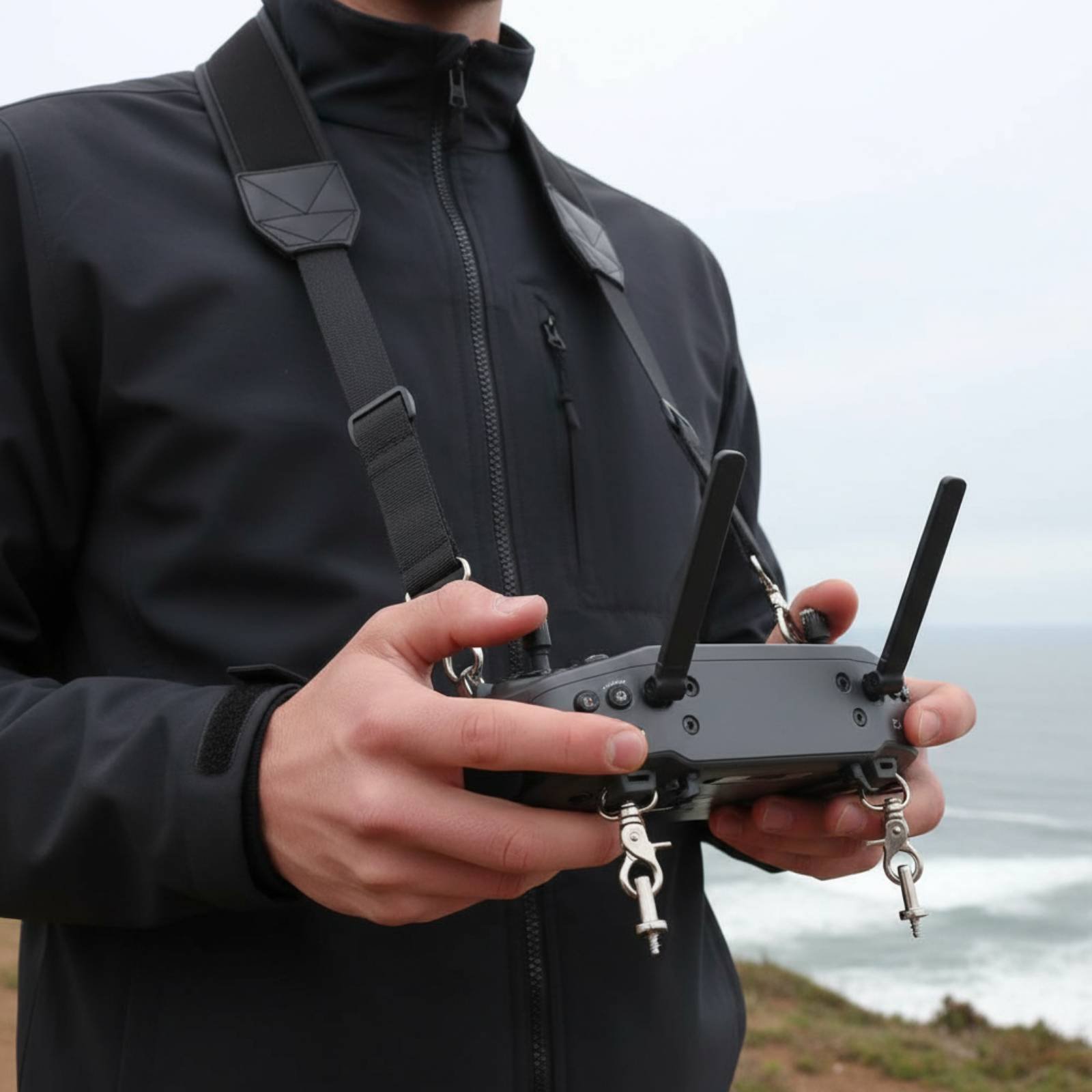 حزام جهاز التحكم بالطائرة بدون - مراجعة Drone Remote Controller Lanyard وسعره