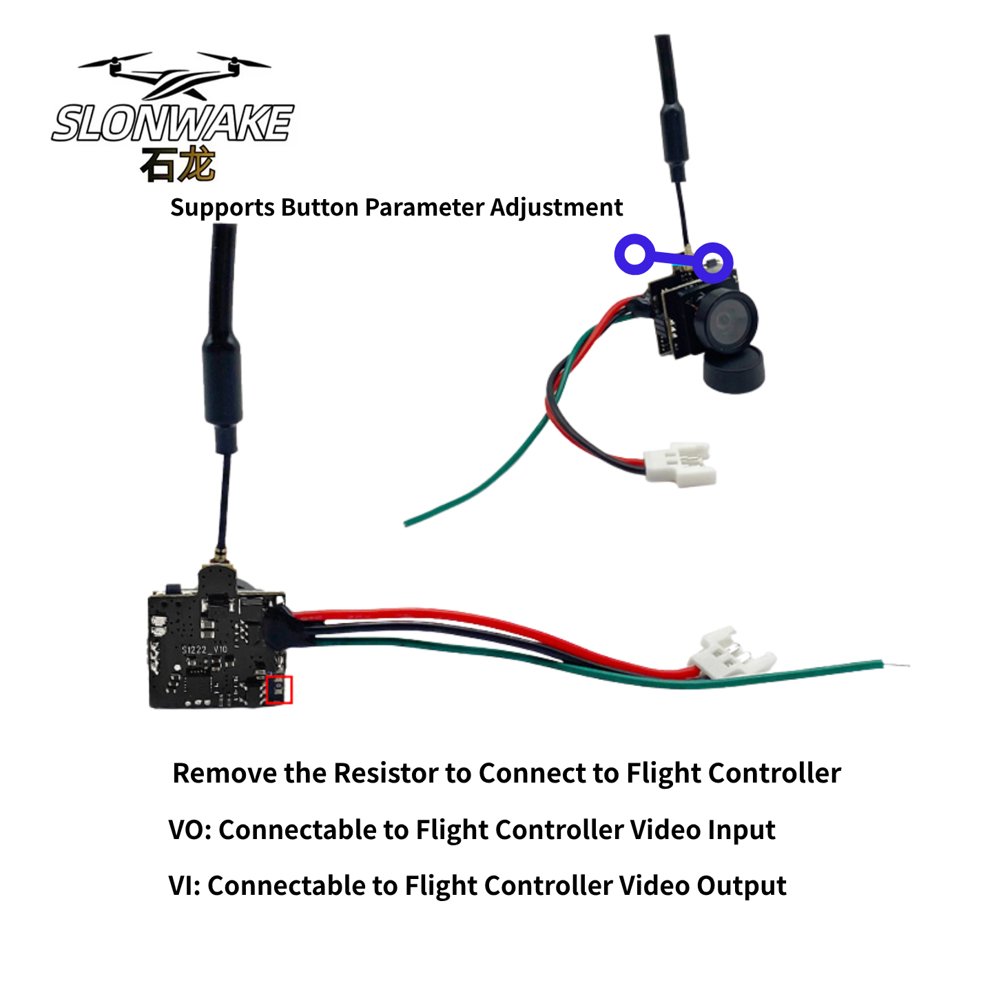 كاميرا SLONWAKE 5.8G للبث الفي - مراجعة Drone Controller Screen وسعره