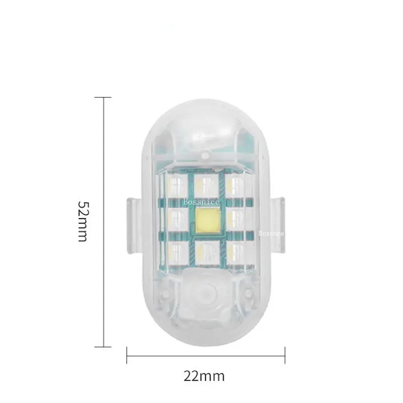 1/2 قطعة LED اللاسلكية ضوء إحت - مراجعة Drone Strobe Light وسعره