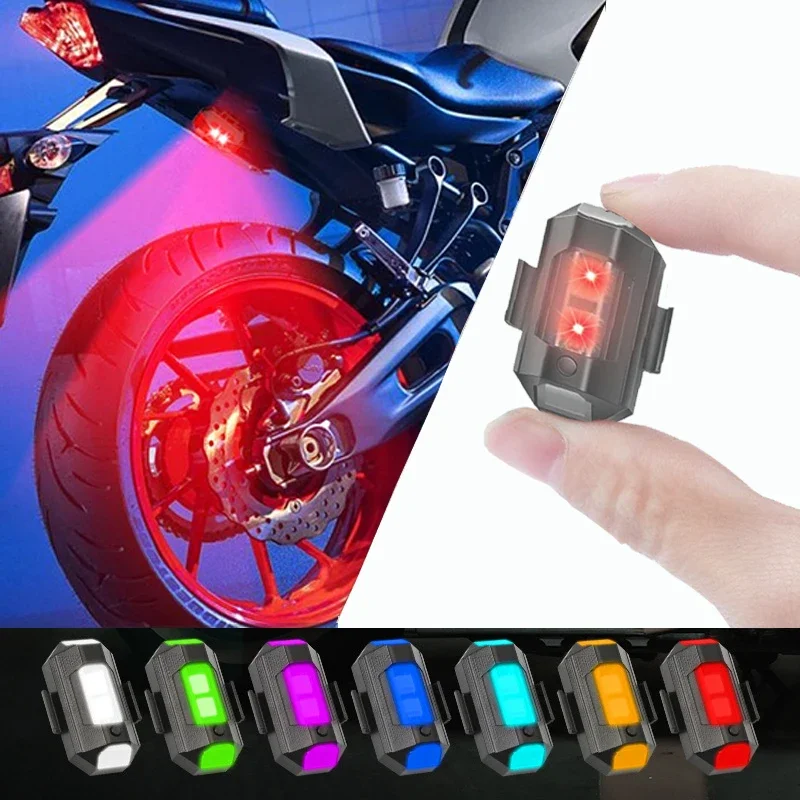 أضواء دراجة نارية الطائرة بدون - مراجعة Drone Strobe Light وسعره