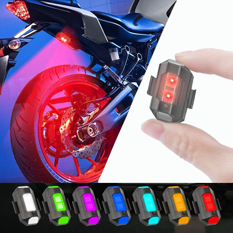 ضوء دراجة نارية، ضوء وامض للطا - مراجعة Drone Strobe Light وسعره