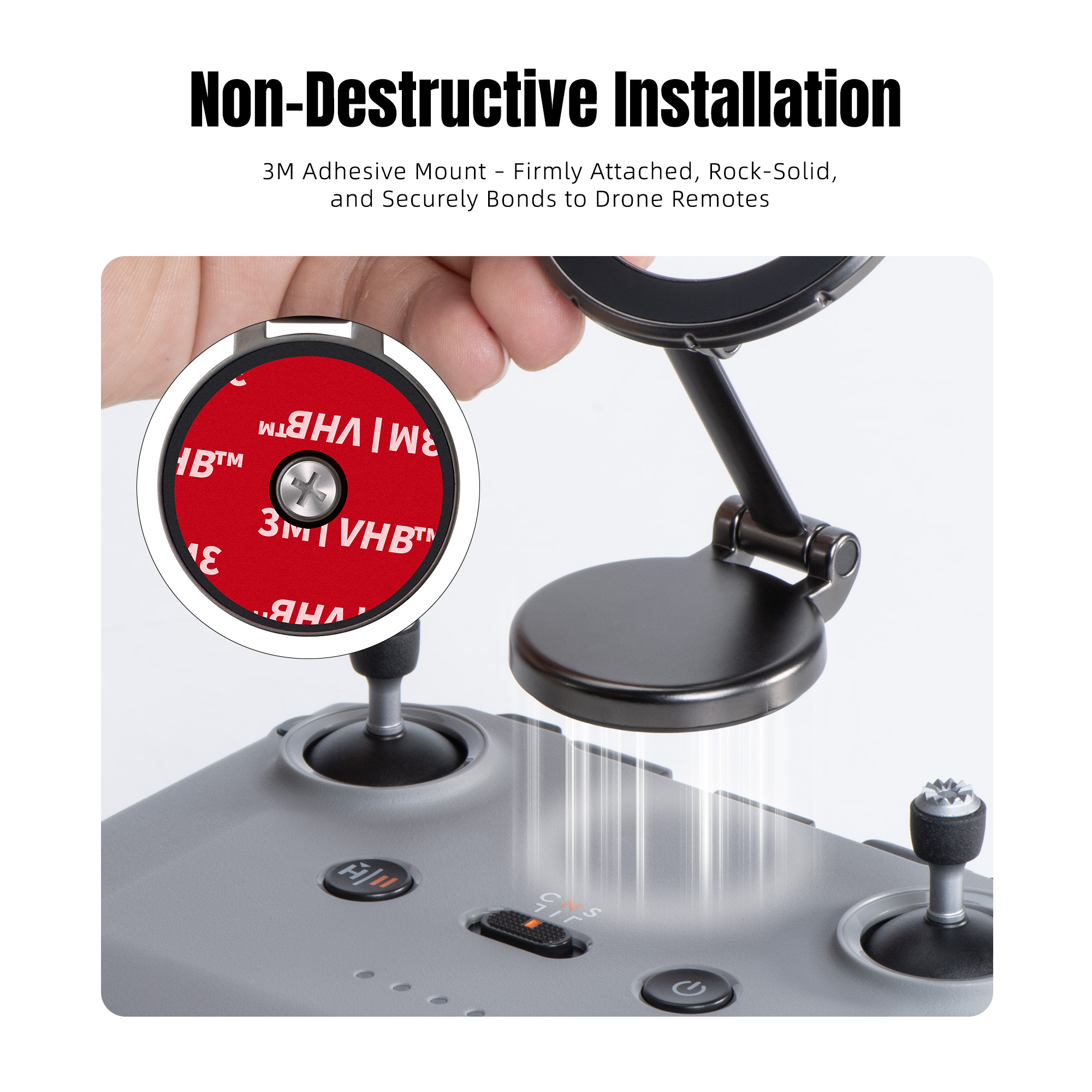 360 °   دوران طوي حامل هاتف مغ - مراجعة Drone Tablet Mount وسعره