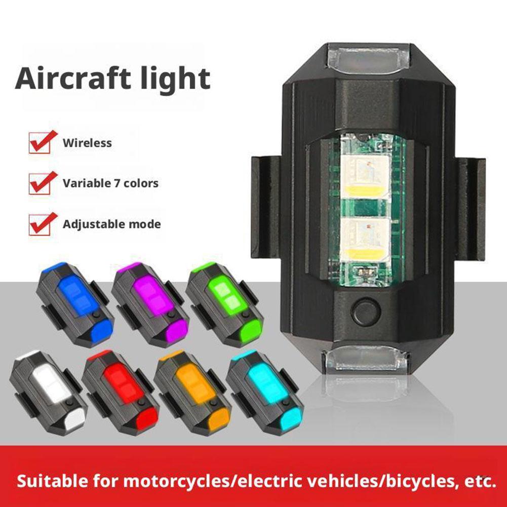 2 قطعة أضواء LED صغيرة ستروب د - مراجعة Drone Beacon Light وسعره