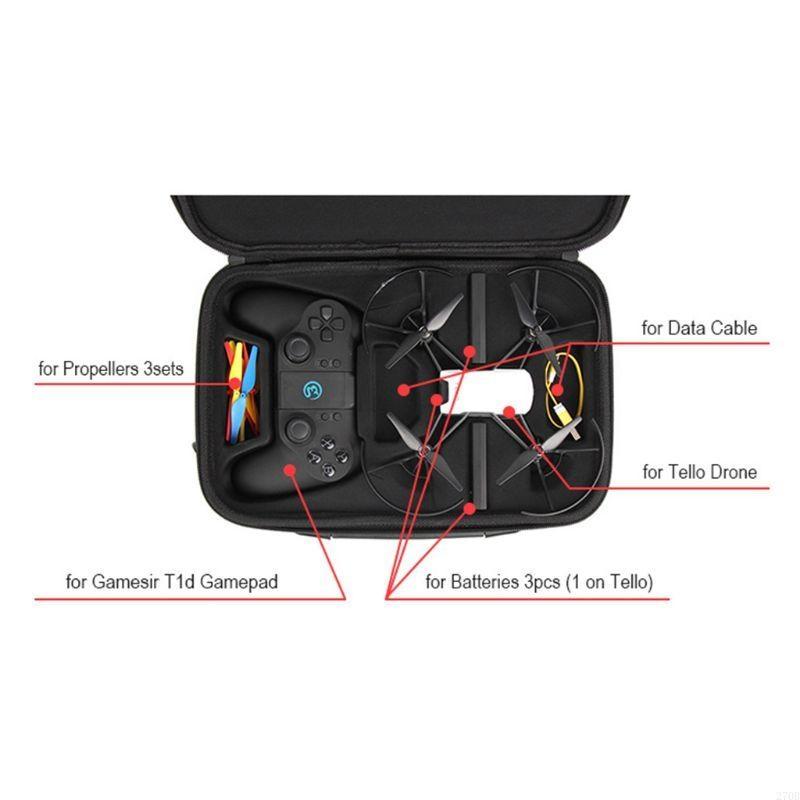 حقيبة يد EVA للسفر لبطارية حقي - مراجعة Drone Carrying Case وسعره