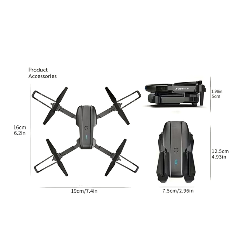 طائرة بدون طيار FACEGLE UAV E9 - مراجعة Drone Remote Controller Lanyard وسعره