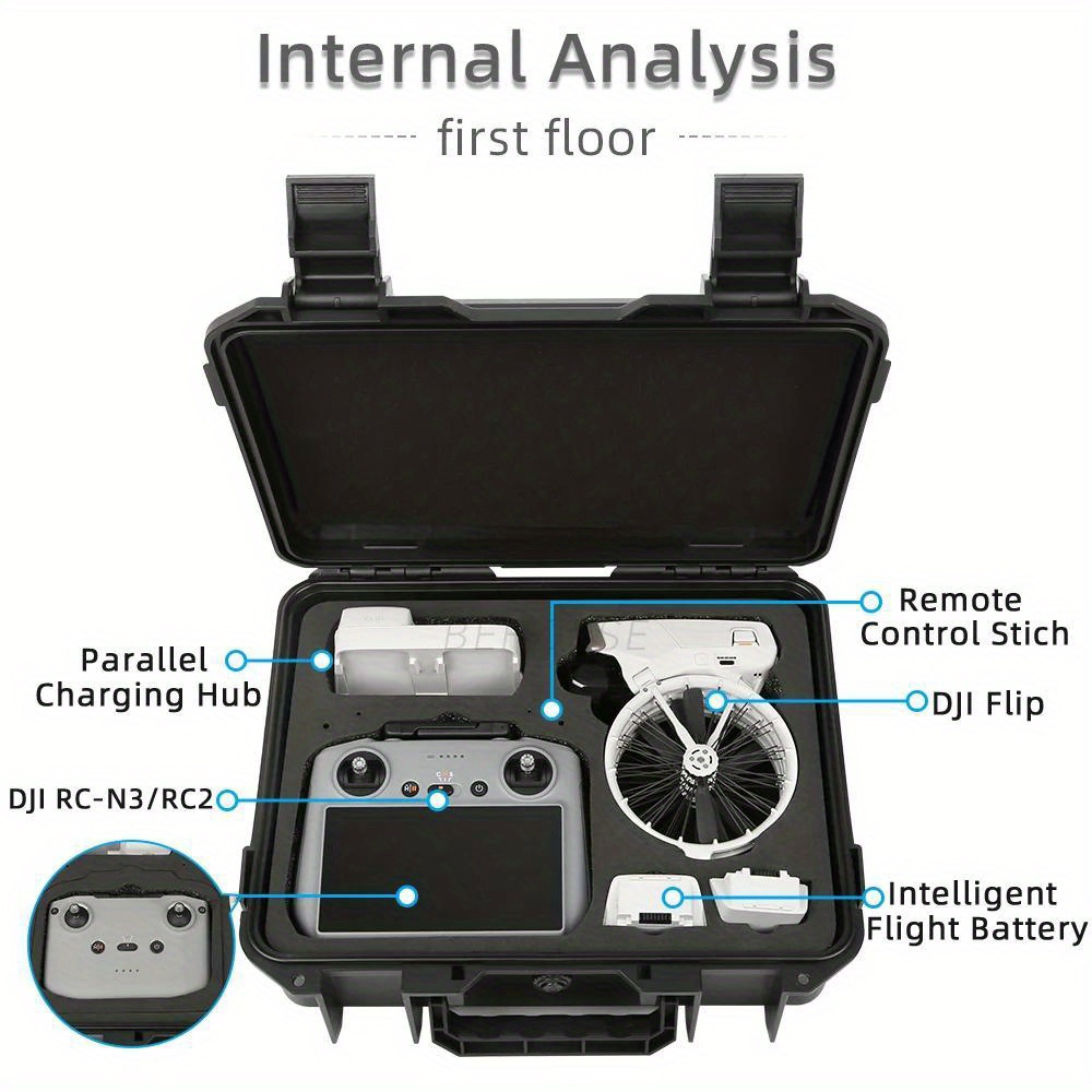 لحقيبة تخزين DJI Flip ذات الغل - مراجعة Drone Hard Shell Case وسعره