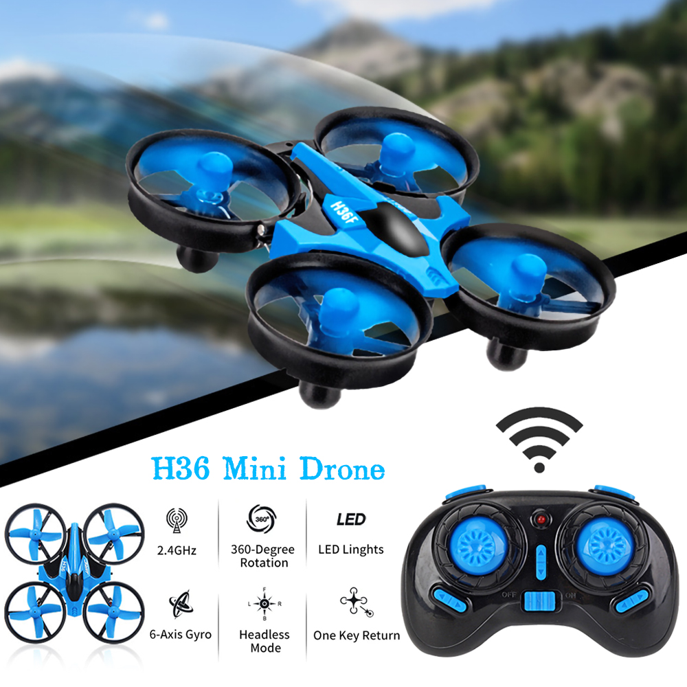 JJRC H36 Mini Rc Drone 4ch 6-A - مراجعة Drone Remote Controller Lanyard وسعره