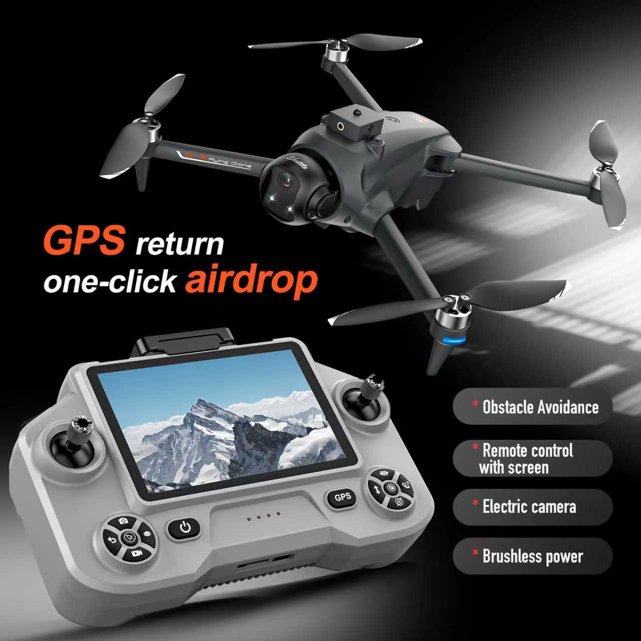 طائرة بدون طيار YL059 FPV GPS  - مراجعة Drone Beacon Light وسعره