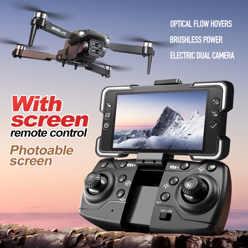 طائرة بدون طيار M10 مع كاميرا  - مراجعة Drone Controller Screen وسعره